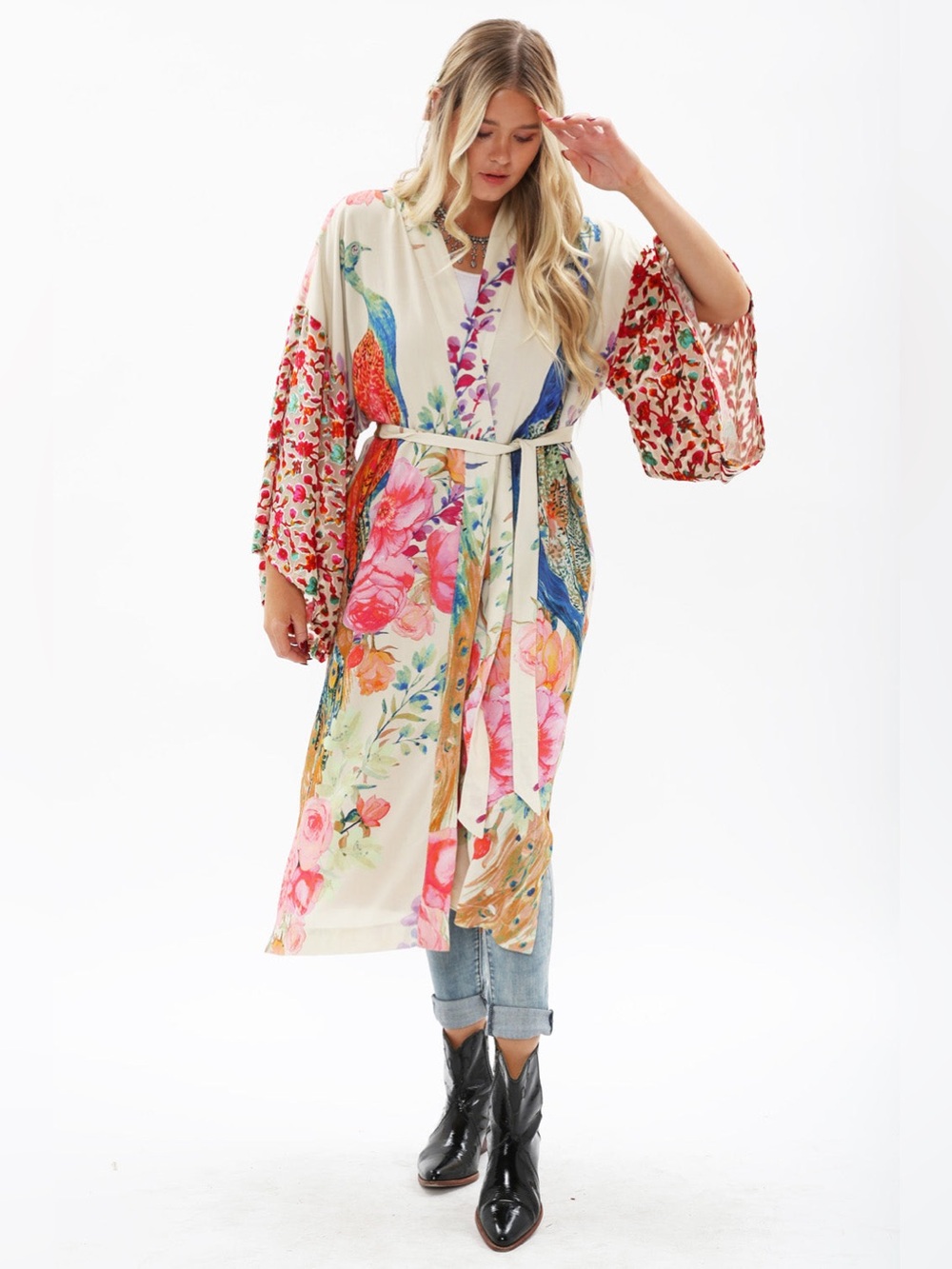 Aratta Silent Journey Fantasy Kimono Size Medium - C61-068